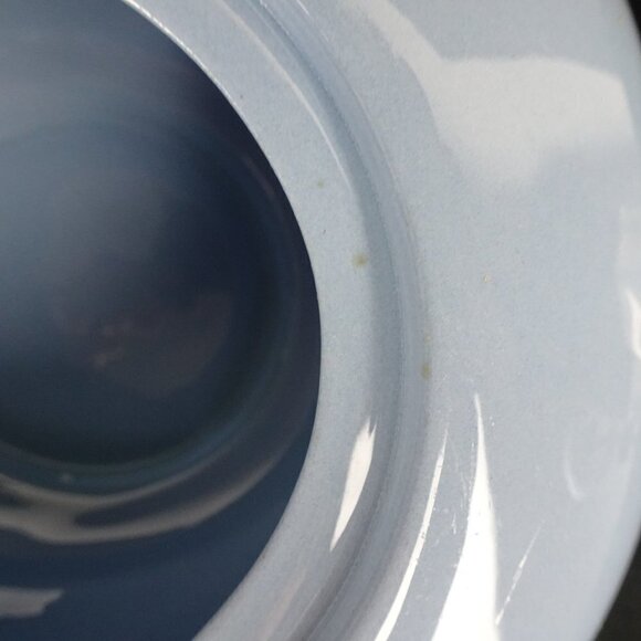 Homer Laughlin Blue Tea Pot Teapot Skyline Jubilee Art Deco Vintage - Picture 10 of 16